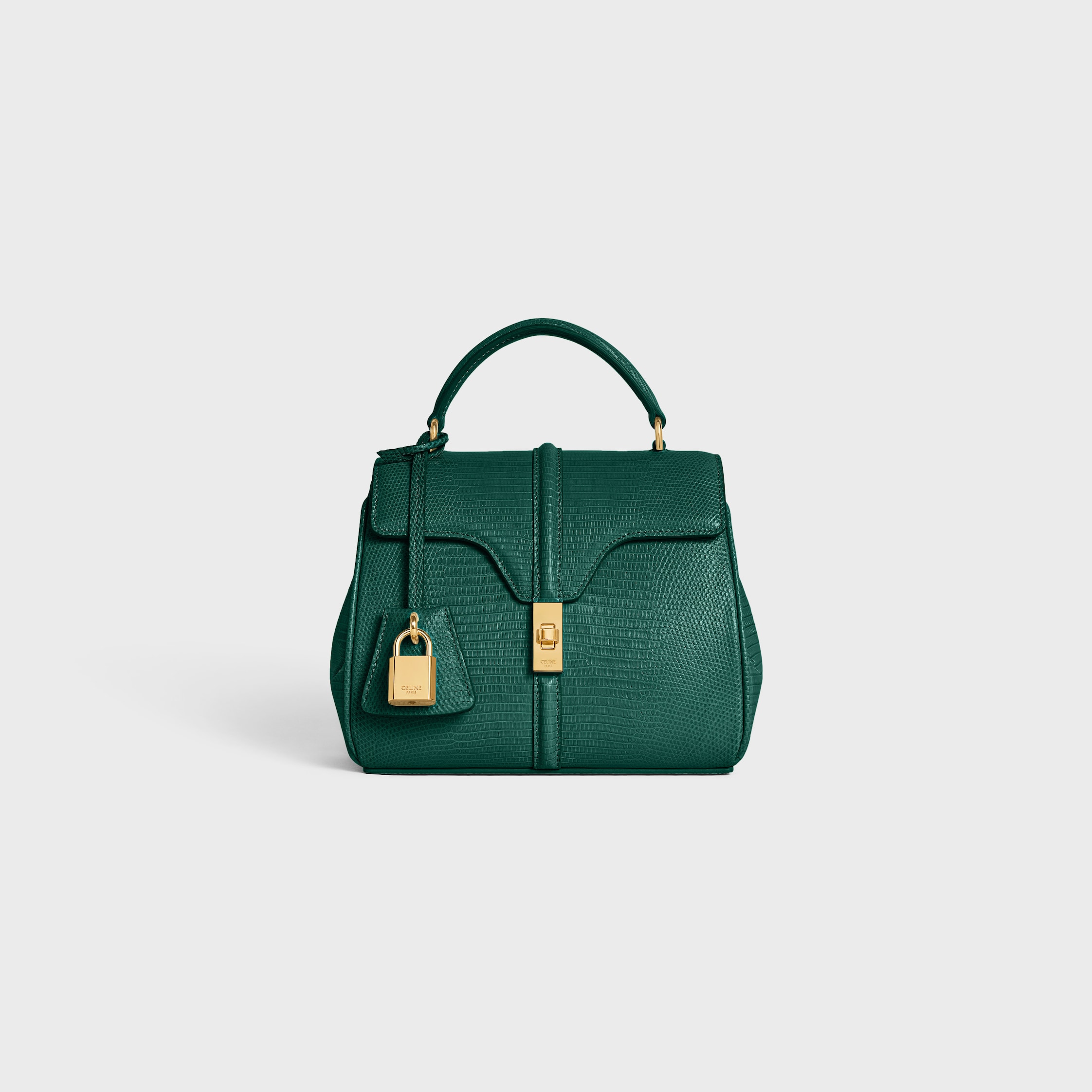ミニ 16（セーズ） / リザード - レーシンググリーン | CELINE