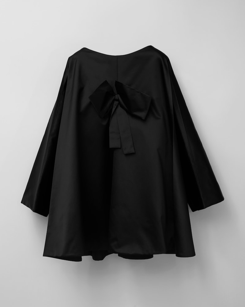 abito tunica IN seta - NERO -  - 1 | CELINE