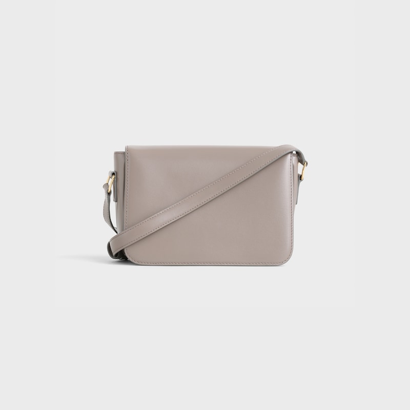 SAC TRIOMPHE TEEN veau brillant - GALET - GIFT FINDER - 1 | CELINE