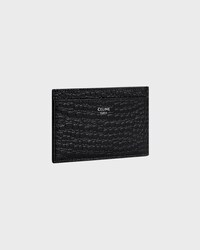 Porta-cartões em PELE DE BEZERRO COM EFEITO CROCODILO - BLACK - PRESENTES PEQUENOS - 2 | CELINE