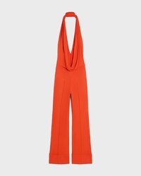 jumpsuit IN viscose jersey - RETRO ORANGE -  - 1 | CELINE