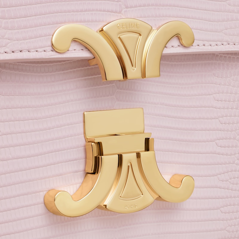 Teen Triomphe Bag in lizard - PASTEL PINK - TRIOMPHE - 1 | CELINE