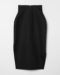skirt IN wool and silk cady - BLACK -  - 2 | CELINE