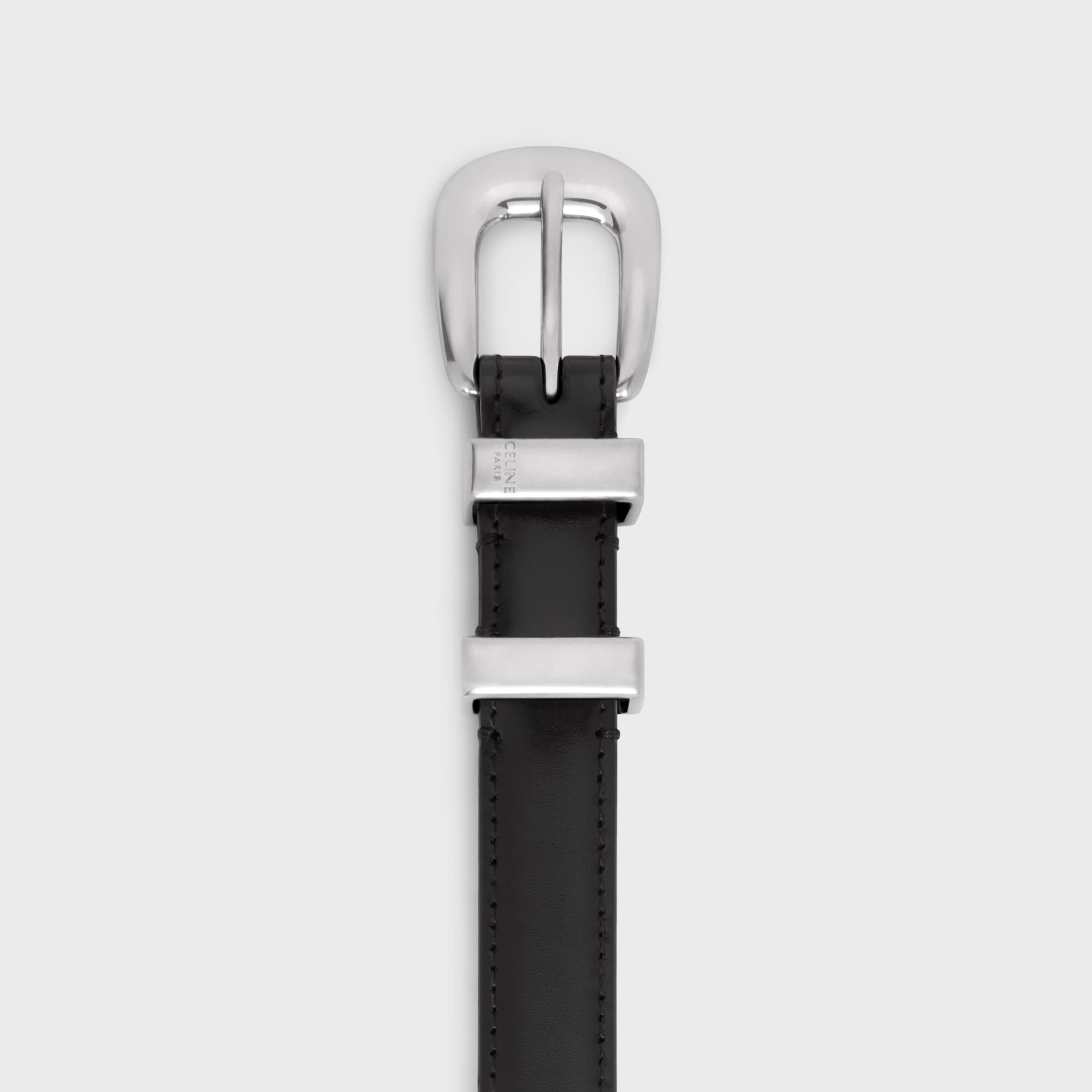 ウエスタン ベルト 18mm / トリヨンレザー - ブラック | CELINE