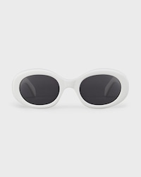 Triomphe 01 sunglasses in Acetate - WHITE -  - 1 | CELINE