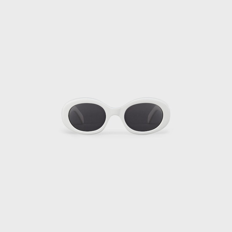 Triomphe 01 sunglasses in Acetate - WHITE -  - 1 | CELINE