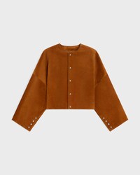 cardigan jacket IN SUEDE - MOUNTAIN -  - 1 | CELINE
