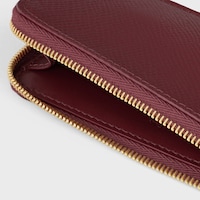 PORTE-CARTES LONG ZIPPé VEAU GRAINÉ - Syrah - NOUVEAUTÉS - 2 | CELINE
