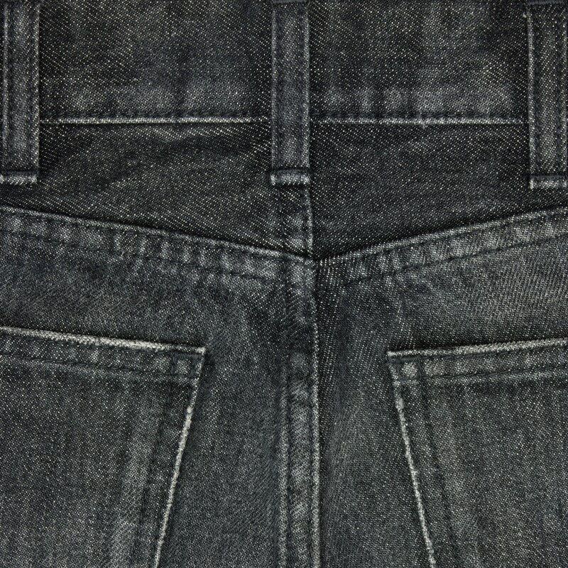 黝黑色Ice Rinse Wash洗水牛仔布Kitty牛仔褲 - BLACK ICE RINSE洗水 -  - 1 | CELINE