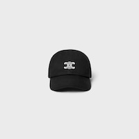 richelieu cap IN light cotton twill - BLACK -  - 2 | CELINE