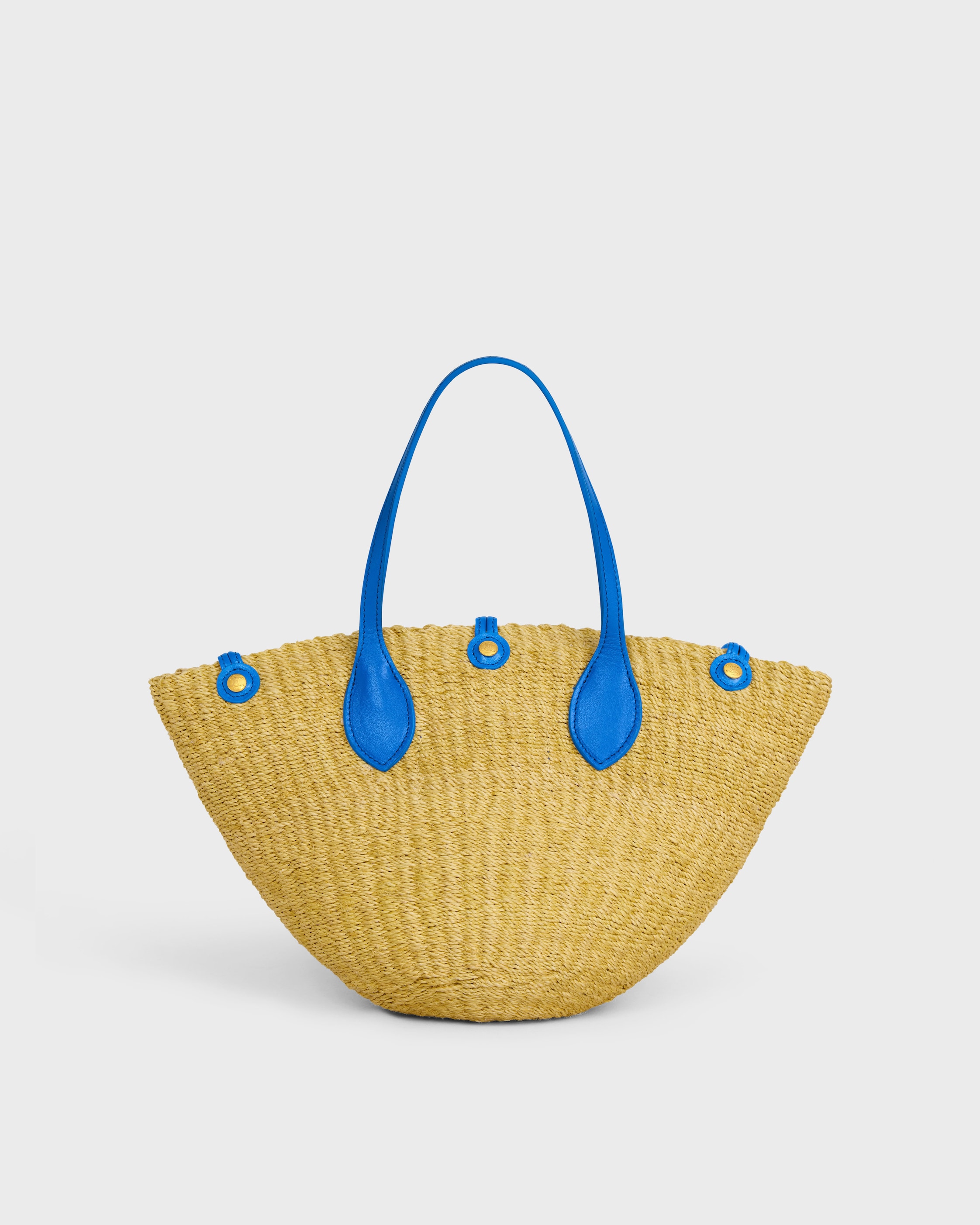 CELINE セリーヌかごバッグピンククラシックパニエ ラフィア＆カーフスキン パニエ・ラフィア - レディース ハンドバッグ | CELINE | セリーヌ公式