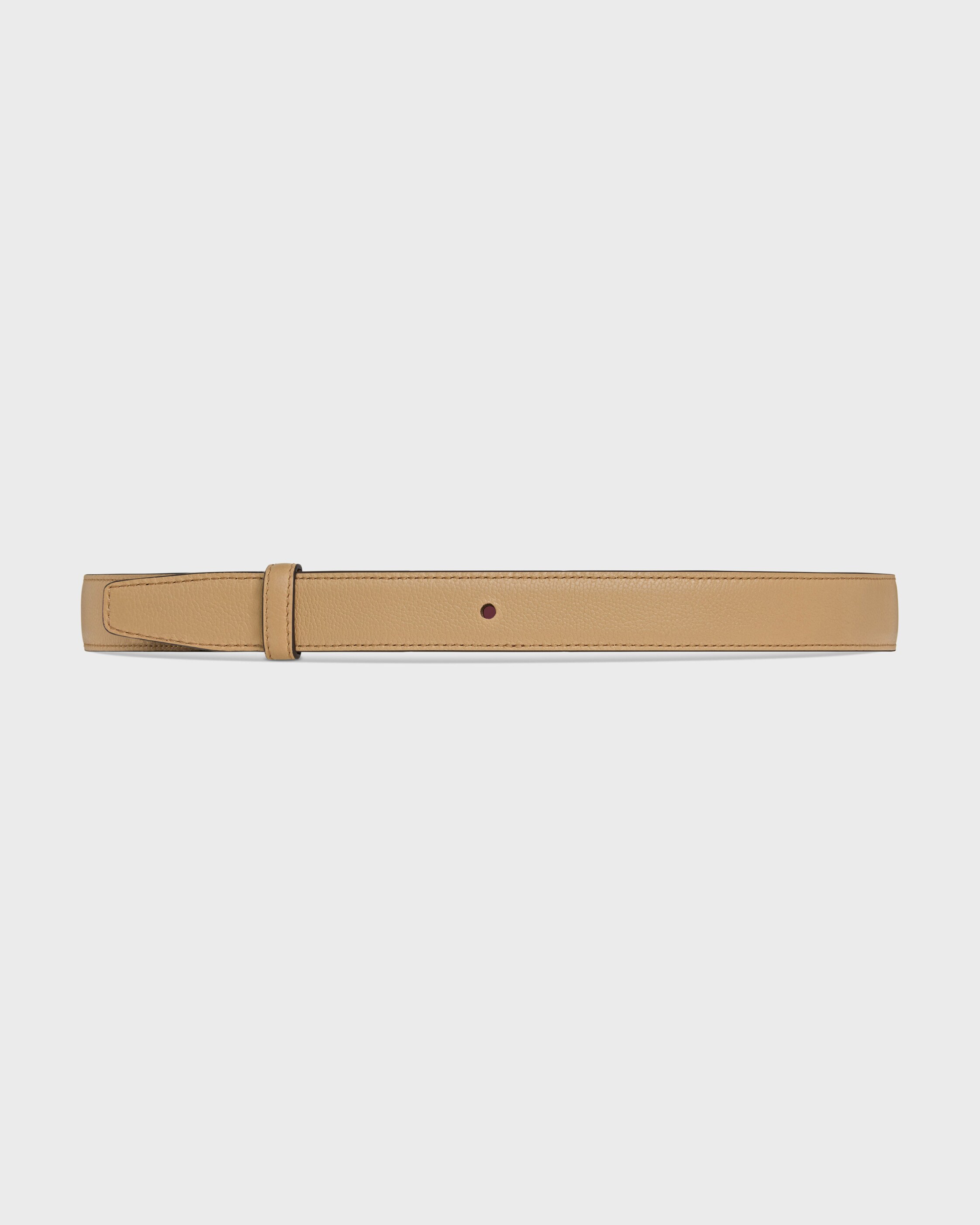 Reversible Strap 25 IN Smooth and Grained Calfskin - SYRAH