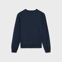 crew neck sweater IN wool - NAVY -  - 2 | CELINE