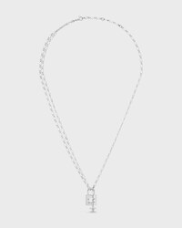 トリオンフ ロック ネックレス / ロジウムフィニッシュ ブラス - シルバー -  - 1 | CELINE