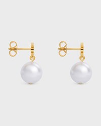 PENDIENTES LES PERLES CELINE DE LATÓN CON ACABADO DORADO Y PERLAS DE CRISTAL - DORADO/MARFIL - PENDIENTES - 2 | CELINE