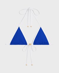 triomphe triangle top em jersey mate - AZUL ELÉTRICO - - 1 | CELINE