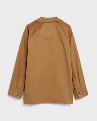 LIBERTY SHIRT IN COTTON SATIN - CHESTNUT -  - 2 | CELINE
