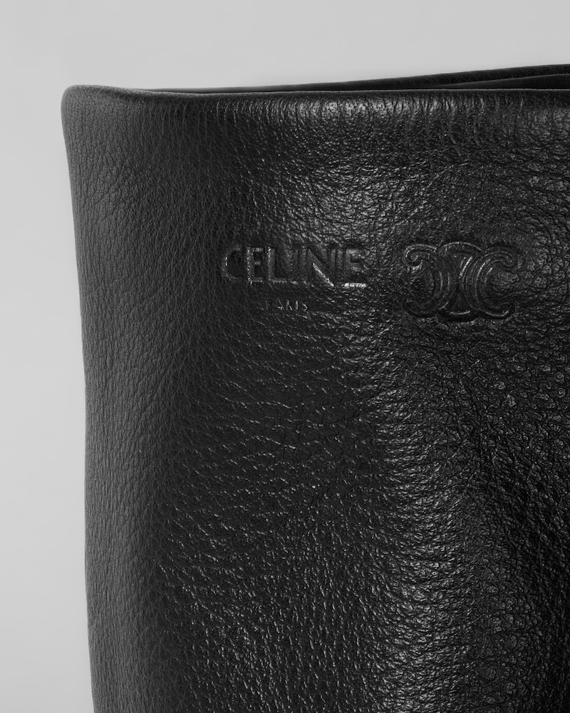 FLEX MID BOOT IN CALFSKIN - BLACK -  - 1 | CELINE