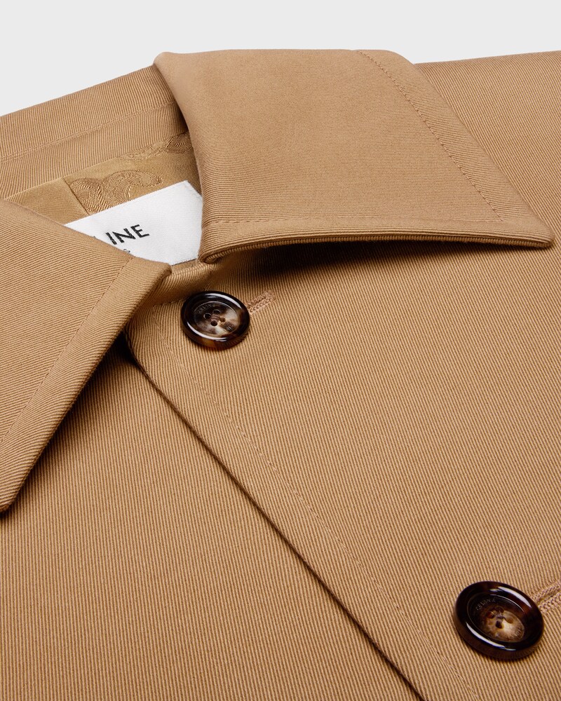 jacket IN cotton wool gabardine - CAMEL -  - 1 | CELINE