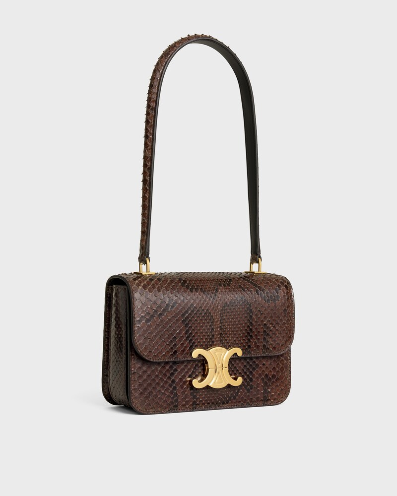 TEEN GARANCE bag IN Python - HICKORY | CELINE