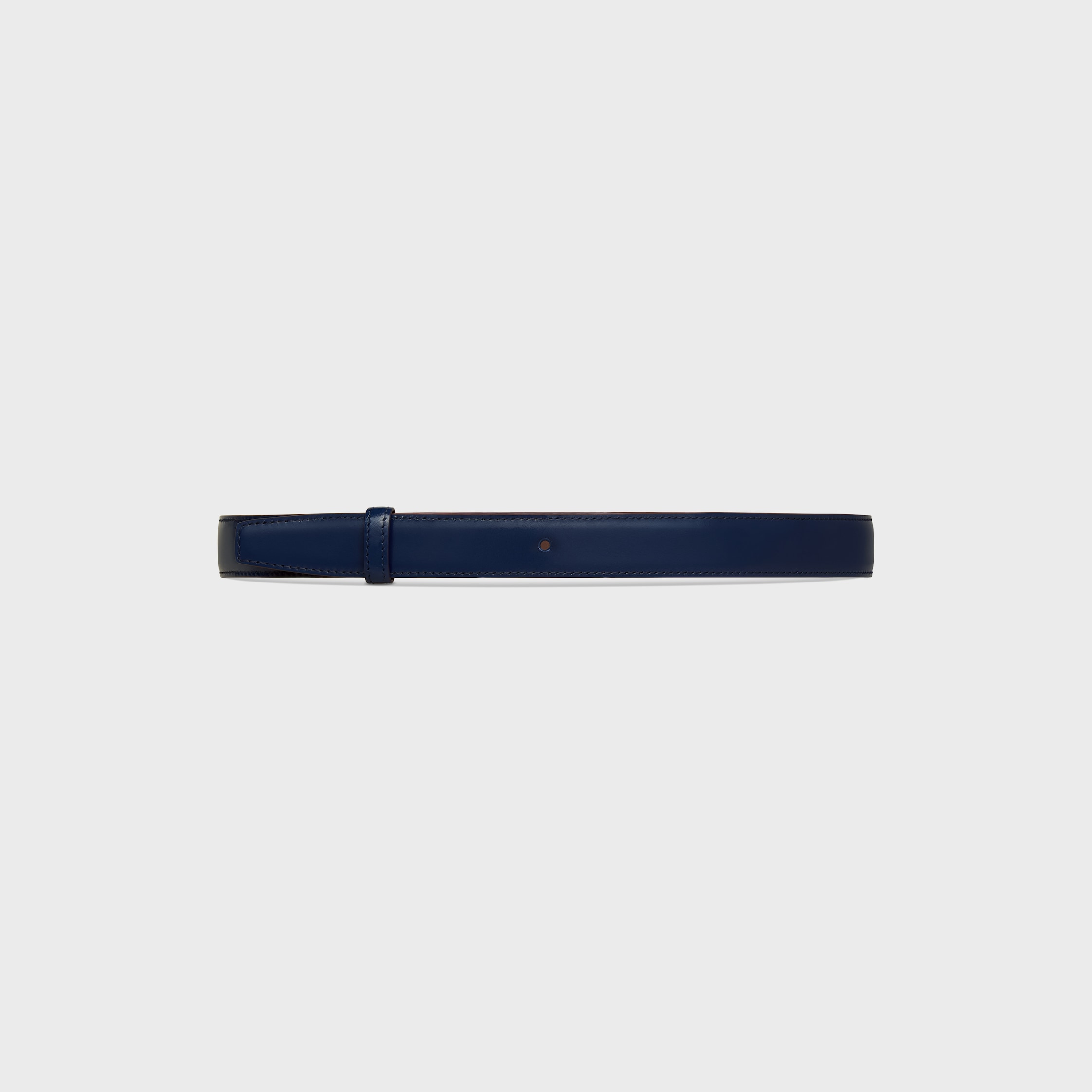 Reversible Strap 25MM IN TAURILLON - CHESTNUT / DEEP NAVY | CELINE