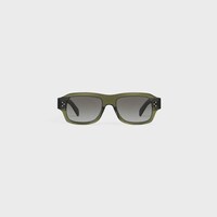 Black Frame 61 sunglasses in Acetate - TRANSPARENT KHAKI -  - 1 | CELINE