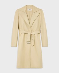 coat IN SOFT LAMBSKIN - ALBATRE -  - 1 | CELINE