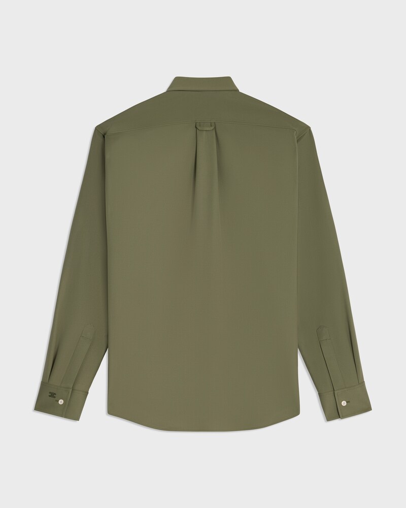Camicia IN LANA - KAKI -  - 1 | CELINE
