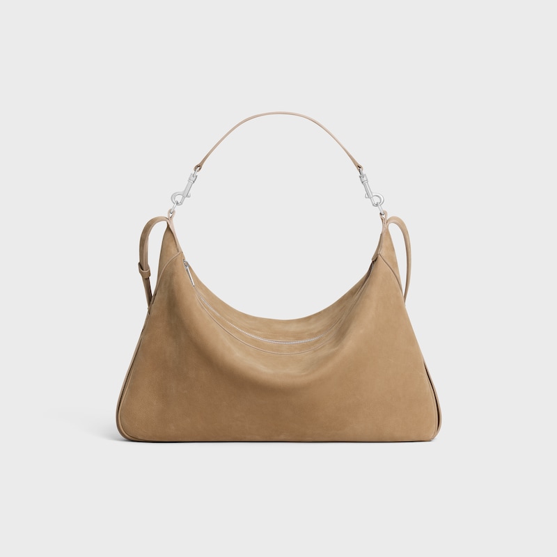GROSSE ROMY TASCHE AUS NUBUK-KALBSLEDER - SEPIA-BRAUN - REISETASCHEN - 1 | CELINE