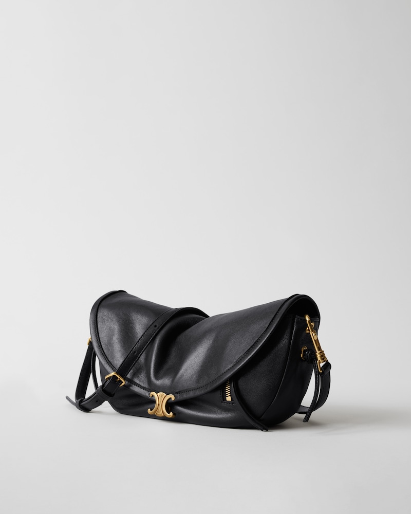 SOFT TRIOMPHE HALFMOON小號手袋 - 黑色 - 新品 - 1 | CELINE