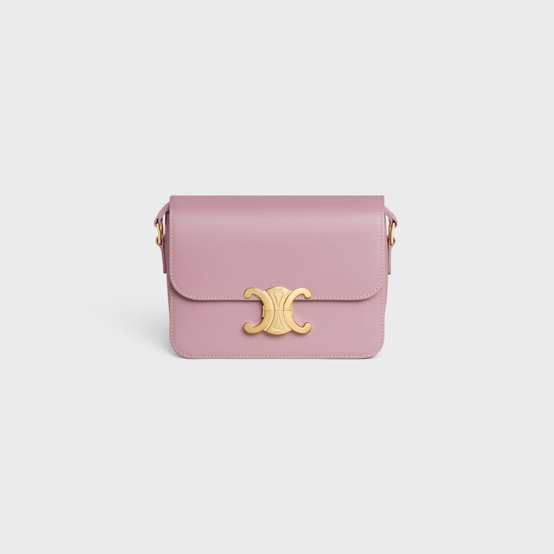 SAC TRIOMPHE TEEN EN veau brillant - PETAL - TRIOMPHE - 1 | CELINE