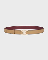 Reversible Strap 25MM IN Smooth and Grained Calfskin -  -  - 1 | CELINE