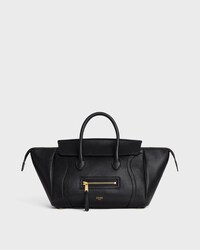 LITTLE LUGGAGE IN SUPPLE SHINY LAMBSKIN - BLACK - LUGGAGE - 1 | CELINE