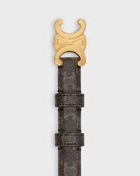 Ceinture Triomphe 18MM TOILE TRIOMPHE - TAN -  - 2 | CELINE