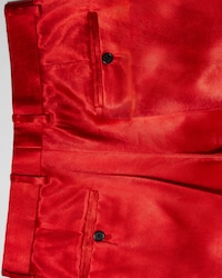 ethan trousers IN satin - RED -  - 2 | CELINE