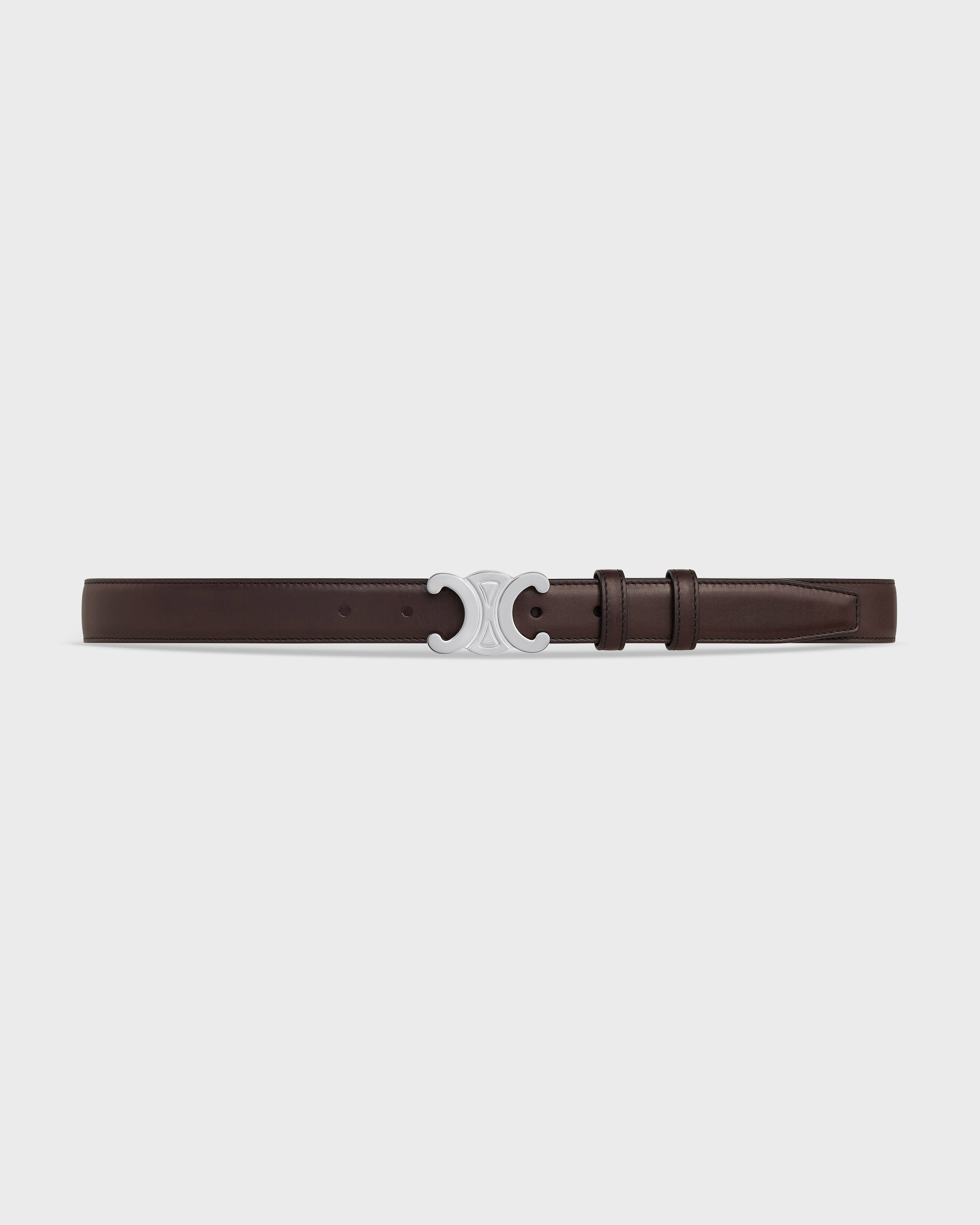 トリオンフベルト 25mm / ナチュラルカーフスキン - ブラウン | CELINE