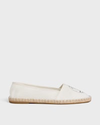 รองเท้า MAISON CELINE ESPADRILLE ผ้าแคนวาส - สีเอครู -  - 1 | CELINE