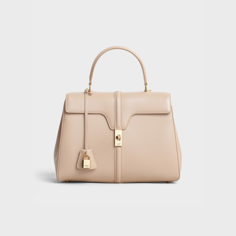 Classique 16 Bag in satinated calfskin - Black - 16 - 1 | CELINE