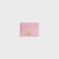 PORTE-CARTES TRIOMPHE veau brillant - ROSE CLAIR - NOUVEAUTÉS - 1 | CELINE