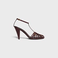 CELINE CAGE - RIEMCHEN-SANDALEN AUS ZIEGENLEDER - BORDEAUX -  - 1 | CELINE