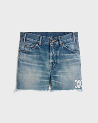 short skake denim electric sky wash - BLEU ELECTRIQUE -  - 1 | CELINE