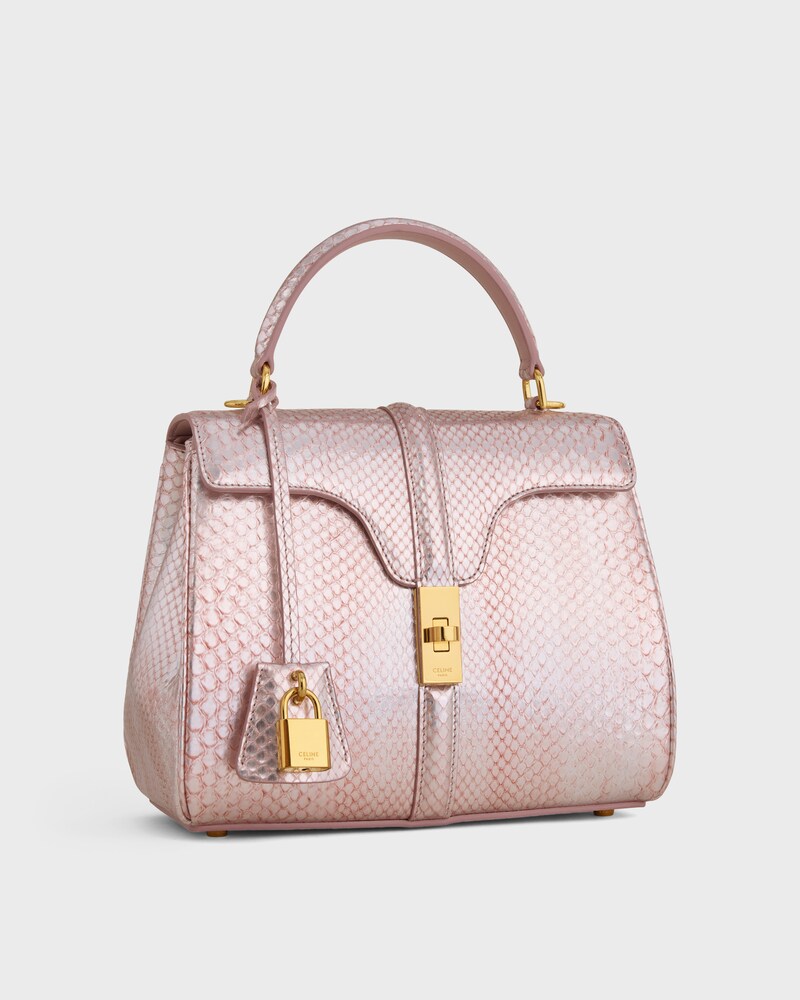 Small 16 Bag IN pearly python - LIGHT PINK | CELINE