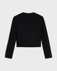 chasseur jacket IN wool natté - BLACK -  - 2 | CELINE