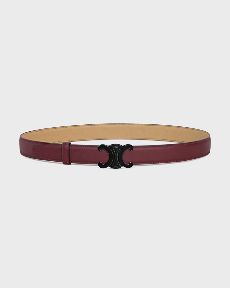 Reversible Strap 25MM IN Smooth and Grained Calfskin -  -  - 1 | CELINE