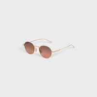 Metal Frame 28 sunglasses in Metal - Light Gold / Brown Rose -  - 2 | CELINE