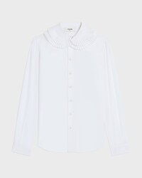 shirt IN COTTON POPLIN - WHITE -  - 1 | CELINE