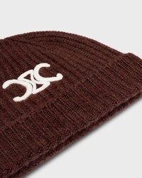 bonnet triomphe cachemire seamless - BROWN -  - 2 | CELINE