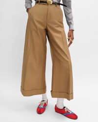docks trousers IN cotton twill - CARAMEL -  - 2 | CELINE
