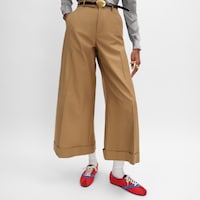 docks trousers IN cotton twill - CARAMEL -  - 2 | CELINE