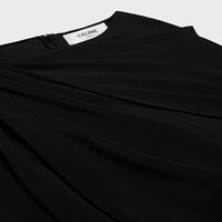 dress IN acetate silk crepe - ULTRA BLACK -  - 2 | CELINE